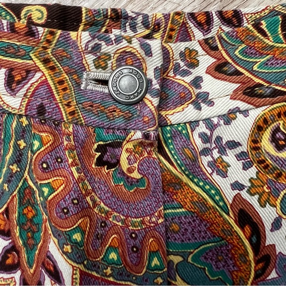 Vintage Y2K Marc Jacobs LOOK Boho Paisley High Rise Pants - Picture 4 of 11